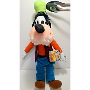 Disney Goofy Dog Plush Bloomingdales Doll Toy Poseable Collectible w/ Tags RARE